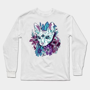 Vapor Cat Long Sleeve T-Shirt